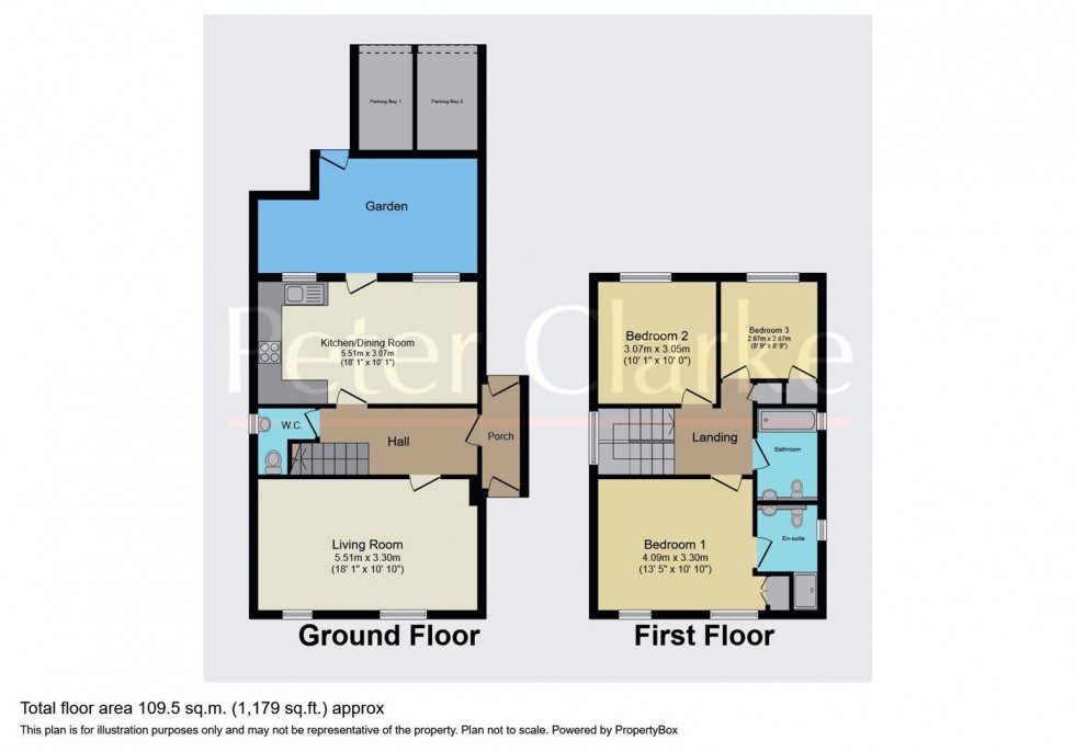 Floorplan for Russell Terrace, Leamington Spa