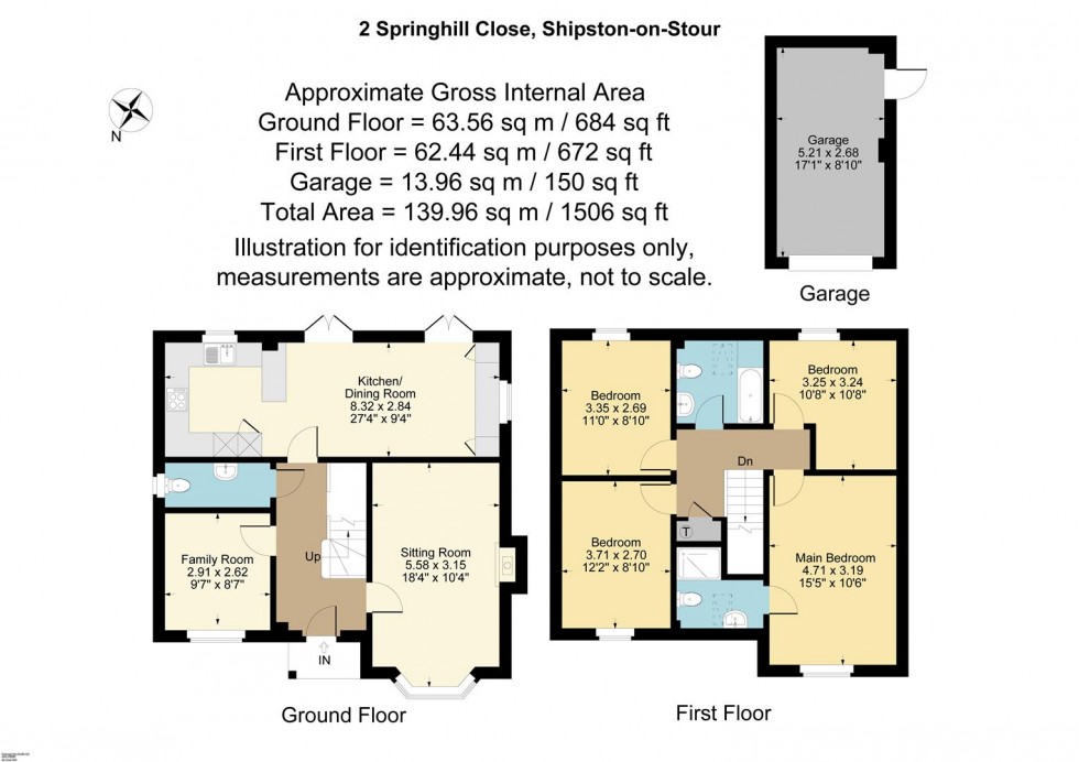 Floorplan for Springhill Close, Shipston-on-Stour