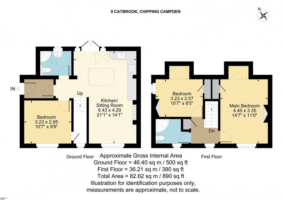 Floorplan for Catbrook, Chipping Campden