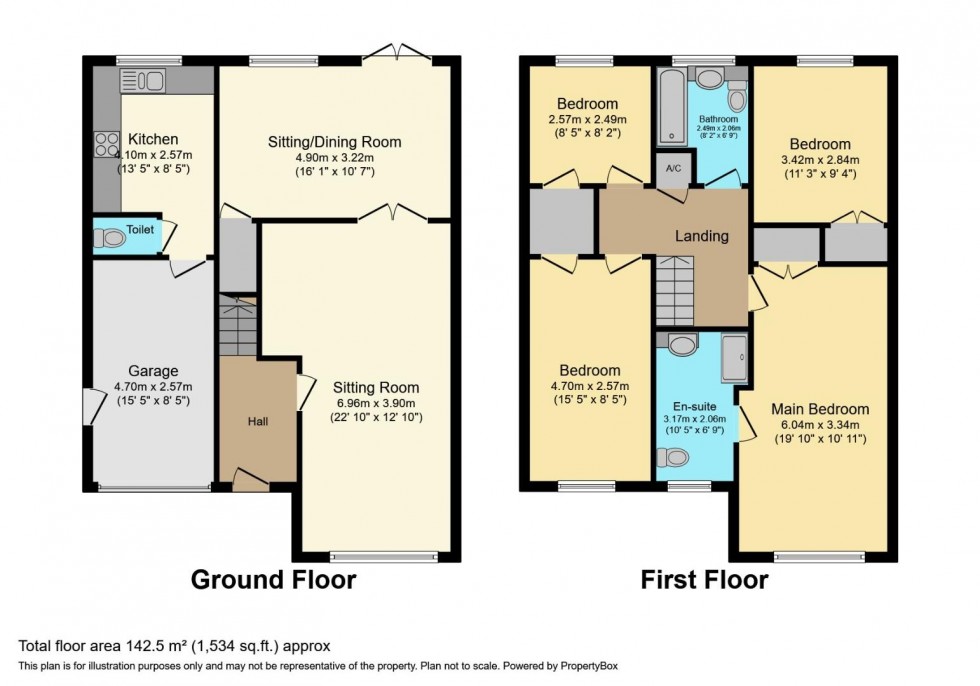 Floorplan for St. Martins Close, Stratford-upon-Avon