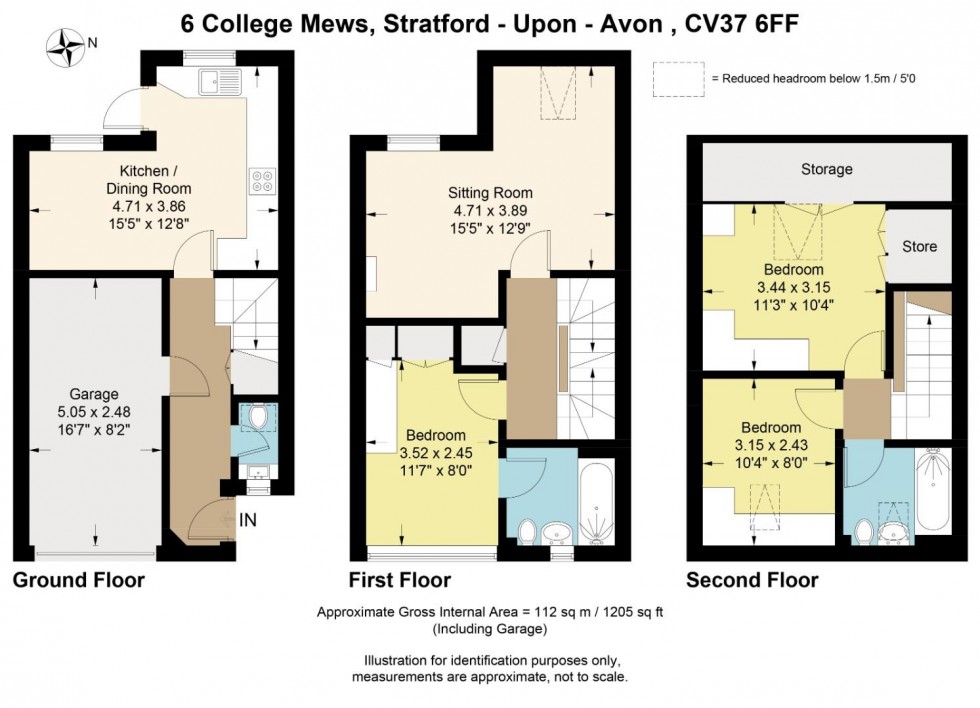 Floorplan for College Mews, Stratford-upon-Avon