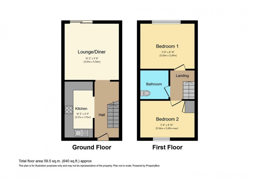 Floorplan for Birdhaven Close, Lighthorne