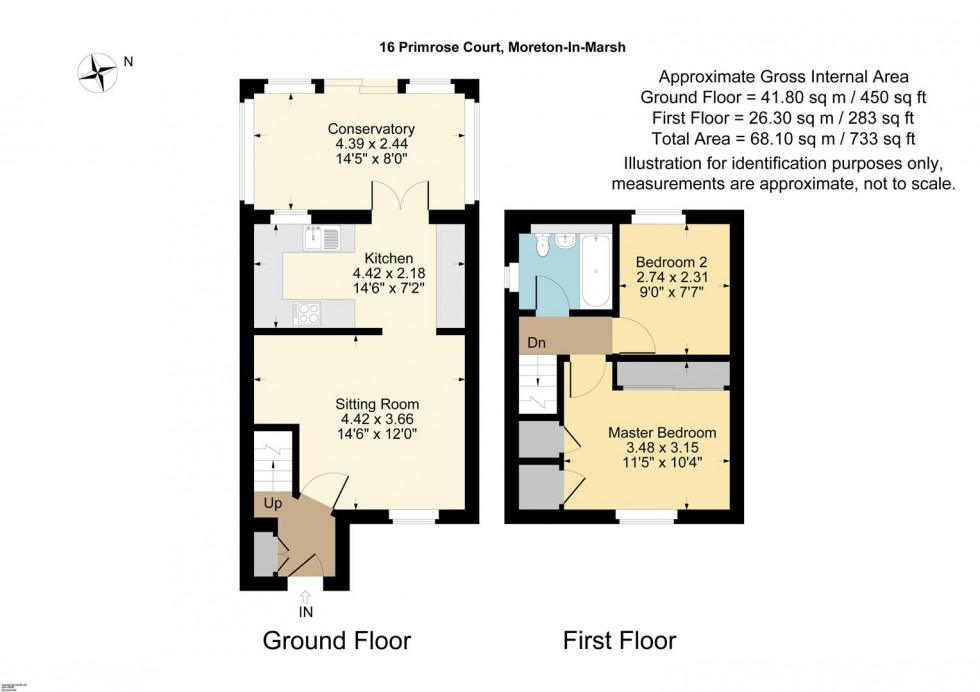 Floorplan for Primrose Court, Moreton-In-Marsh