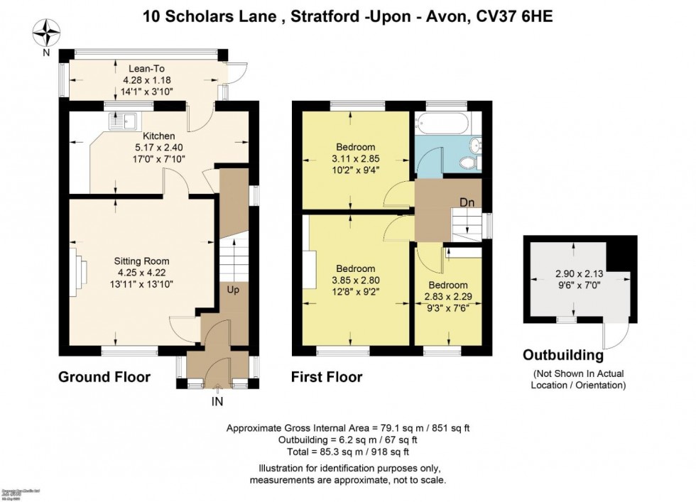 Floorplan for Scholars Lane, Stratford-upon-Avon