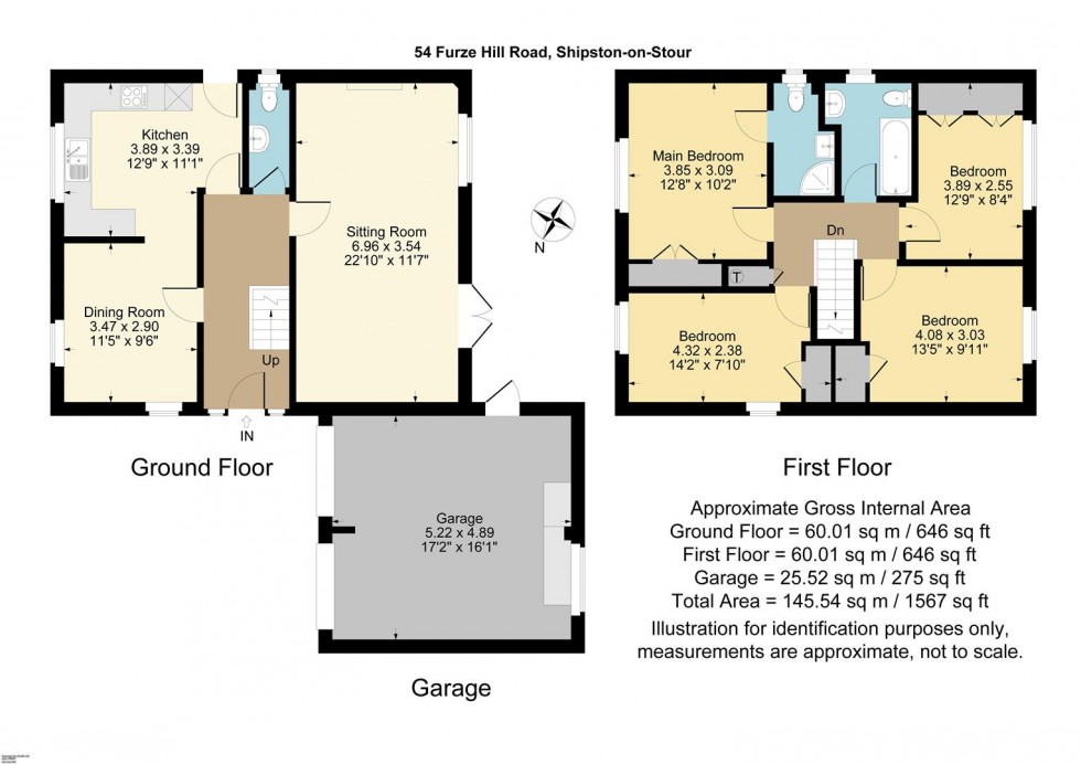Floorplan for Furze Hill Road, Shipston-on-Stour