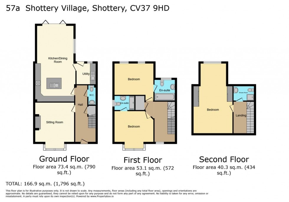 Floorplan for Shottery Village, Stratford-upon-Avon