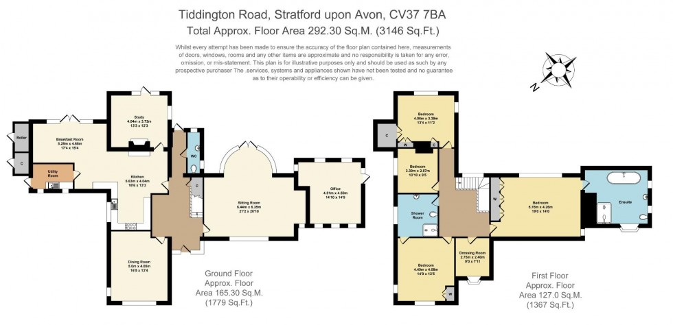 Floorplan for Tiddington Road, Stratford-upon-Avon